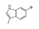 6-溴-3-甲基-1H-吲哚结构式