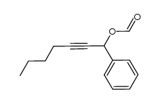 1-phenyl-2-heptynyl formate Structure