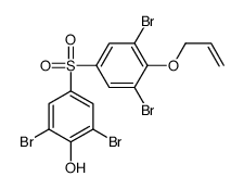 2,6-dibromo-4-(3,5-dibromo-4-prop-2-enoxyphenyl)sulfonylphenol Structure