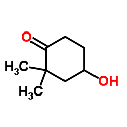 4-Hydroxy-2,2-dimethylcyclohexanone Structure