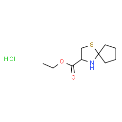 Ethyl 1-thia-4-azaspiro[4.4]nonane-3-carboxylatehydrochloride picture