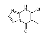 7-CHLORO-6-METHYLIMIDAZO[1,2-A]PYRIMIDIN-5(1H)-ONE结构式