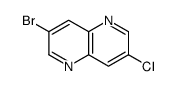 3-bromo-7-chloro-1,5-naphthyridine structure