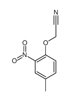 2-(4-methyl-2-nitrophenoxy)acetonitrile结构式