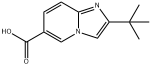 2-tert-Butylimidazo[1,2-a]pyridine-6-carboxylic acid structure