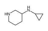 N-环丙基哌啶-3-胺结构式