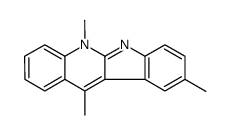 5,9,11-trimethylindolo[2,3-b]quinoline Structure