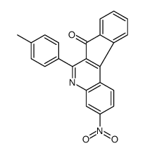 6-(4-methylphenyl)-3-nitroindeno[2,1-c]quinolin-7-one Structure