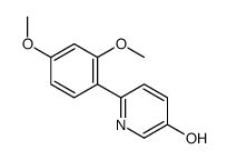 6-(2,4-dimethoxyphenyl)pyridin-3-ol结构式