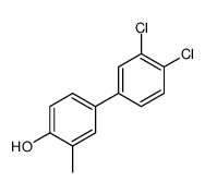 4-(3,4-dichlorophenyl)-2-methylphenol结构式