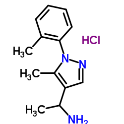 1-[5-Methyl-1-(2-methylphenyl)-1H-pyrazol-4-yl]ethanamine hydrochloride (1:1)图片