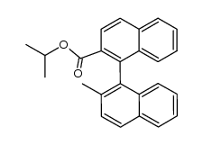 isopropyl 2'-methyl-1,1'-binaphthyl-2-carboxylate Structure