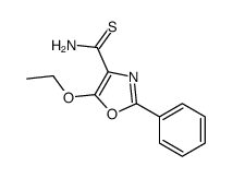 5-Ethoxy-2-phenyloxazole-4-carbothioamide结构式