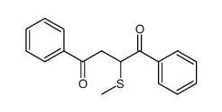 2-(methylthio)-1,4-diphenylbuta-1,4-dione Structure