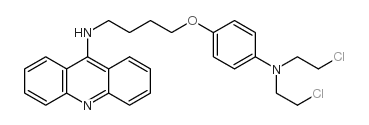 N-(4-(4-(Bis(2-chloroethyl)amino)phenoxy)butyl)-9-acridinamine picture