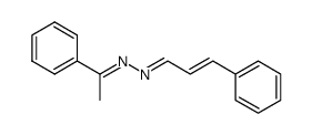 N-cinnamylideneacetophenone hydrazone Structure