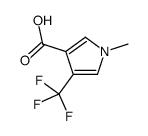 1-Methyl-4-(Trifluoromethyl)-1H-Pyrrole-3-Carboxylic Acid Structure