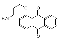 1-(3-aminopropoxy)anthracene-9,10-dione Structure