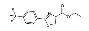 ethyl 2-(4-(trifluoromethyl)phenyl)-4,5-dihydrothiazole-4-carboxylate Structure