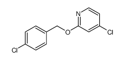 4-chloro-2-[(4-chlorophenyl)methoxy]pyridine结构式