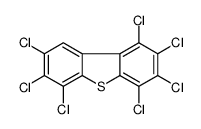 1,2,3,4,6,7,8-heptachlorodibenzothiophene Structure