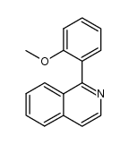 1-(2-methoxyphenyl)isoquinoline结构式