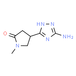 4-(3-Amino-1H-1,2,4-triazol-5-yl)-1-methylpyrrolidin-2-one picture