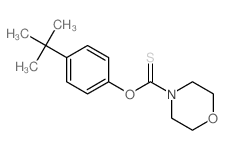 morpholin-4-yl-(4-tert-butylphenoxy)methanethione Structure