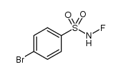 N-fluoro-p-bromobenzenesulfonamide结构式