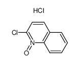 2-chloroquinoline N-oxide hydrochloride Structure