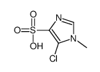 5-chloro-1-methylimidazole-4-sulfonic acid Structure