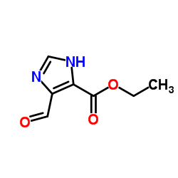 1H-Imidazole-4-carboxylicacid,5-formyl-,ethylester(9CI) structure