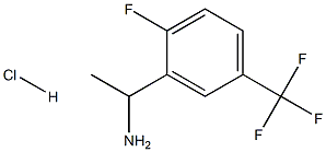 1-(2-FLUORO-5-(TRIFLUOROMETHYL)PHENYL)ETHANAMINE HYDROCHLORIDE Structure
