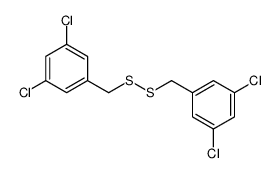 1,3-dichloro-5-[[(3,5-dichlorophenyl)methyldisulfanyl]methyl]benzene结构式