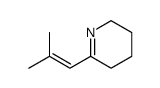 6-(2-methylprop-1-enyl)-2,3,4,5-tetrahydropyridine Structure