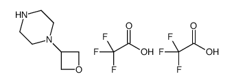 1-(Oxetan-3-yl)piperazine bis(trifluoroacetate) structure