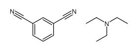 benzene-1,3-dicarbonitrile,N,N-diethylethanamine Structure