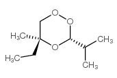 1,2,4-Trioxane,5-ethyl-5-methyl-3-(1-methylethyl)-,cis-(9CI)结构式