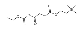 1-ethoxyvinyl (2-(trimethylsilyl)ethyl) succinate Structure