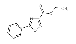 Ethyl 5-pyridin-3-yl-1,2,4-oxadiazole-3-carboxylate结构式