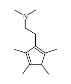 5-[2-(dimethylamino)ethyl]-1,2,3,4-tetramethylcyclopentadiene结构式