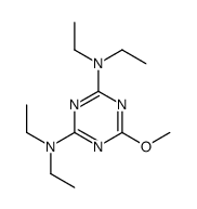 2-N,2-N,4-N,4-N-tetraethyl-6-methoxy-1,3,5-triazine-2,4-diamine结构式