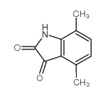 4,7-二甲基吲哚啉-2,3-二酮图片