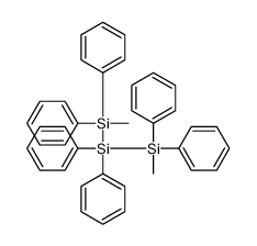 bis[methyl(diphenyl)silyl]-diphenylsilane结构式