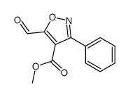 methyl 5-formyl-3-phenyl-1,2-oxazole-4-carboxylate Structure