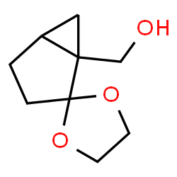 Spiro[bicyclo[3.1.0]hexane-2,2-[1,3]dioxolane]-1-methanol (9CI) structure