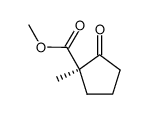 Cyclopentanecarboxylic acid, 1-methyl-2-oxo-, methyl ester, (1R)- (9CI)结构式