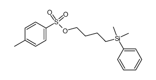 4-(dimethyl(phenyl)silyl)butyl 4-methylbenzenesulfonate Structure