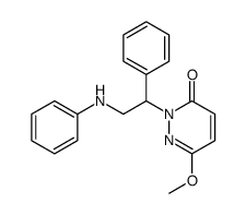 2-(2-anilino-1-phenylethyl)-6-methoxypyridazin-3-one Structure
