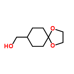 8-(羟甲基)-1,4-二氧杂螺[4.5]癸烷结构式